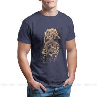 Fenrir The Nordic Monster Wolf Casual Streetwear Norse Mythology Freyr Loki Yggdrasil Homme T-Shirt Pure Cotton Ofertas Tee