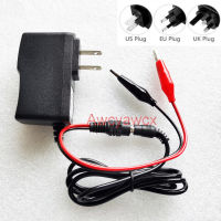 ของเล่นรถชาร์จเด็กรถจักรยานยนต์ไฟฟ้าแบตเตอรี่ AC 100V-240V Charger DC 6V 12V 500mA 1A 1000mA จระเข้คลิปตะกั่วกรดรถสามล้ออะแดปเตอร์ไฟฟ้า