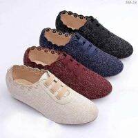 .. รหัส 6A0LL.. Dedinbrado -  ลดราคาครั้งใหญ่ รองเท้าผู้หญิง flashoes สายยาง DF