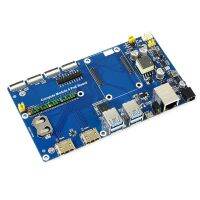 USB 3.2 Gen1 POE CM4 IO Base Board สำหรับการประเมิน Raspberry Pi โมดูลคอมพิวเตอร์4หรือถูกรวมเข้ากับผลิตภัณฑ์ขั้นสุดท้าย