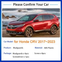 บังโคลนรถสำหรับฮอนด้า CR-V รถ CRV CR V 2017 2018 2019 2020 2021 2022บังโคลนแผ่นกันกระเซ็นล้อหลังหน้าอุปกรณ์เสริมที่บังโคลน