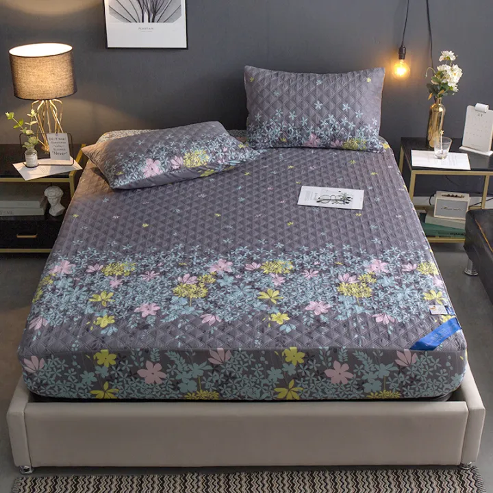 Waterproof Mattress Protector Padded Bed Cover Anti Leak Baby Cot Bed