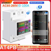 100A 12 IN 1ราง Din เมตร AC ตรวจสอบ220โวลต์110โวลต์แรงดันไฟฟ้าปัจจุบันปัจจัยอำนาจ KWH พลังงานไฟฟ้าความถี่โวลต์แอมป์สำหรับ App