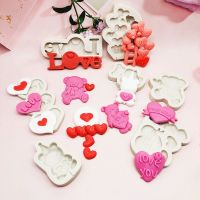 【hot】ஐ☁✚ Valentine 39;s Day Silicone Mold Chocolate Epoxy Resin Molds Birthday Decoration Fondant Baking Tools ！