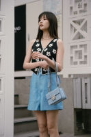 Labella - Luna 3 สี  (Light blue jeans/Ivory/Caramel) กระเป๋าสะพายสายโซ่