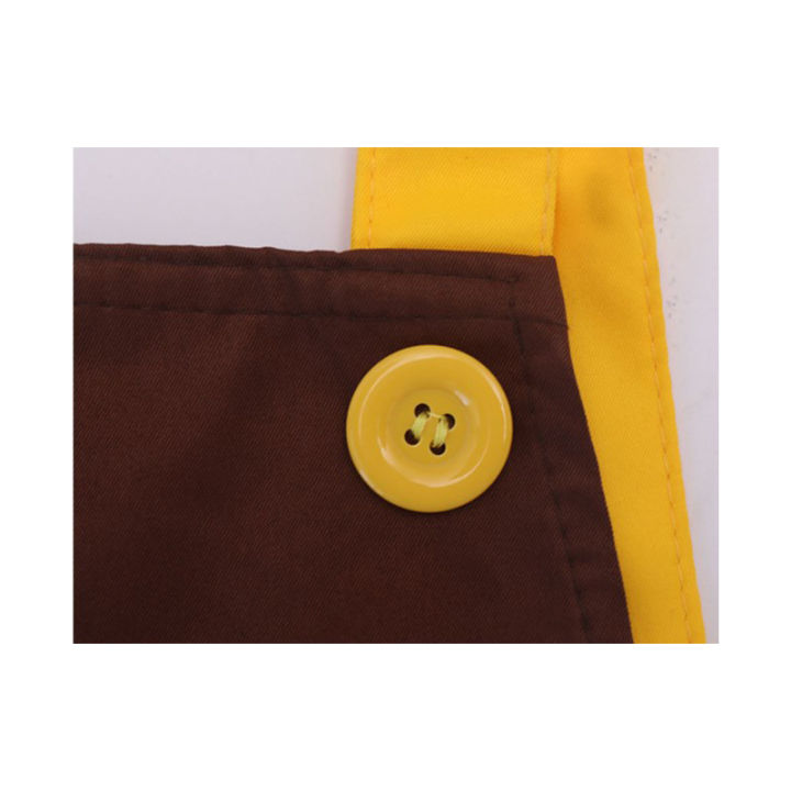 oil-proof-apron-large-pocket-apron-waterproof-work-clothes-catering-work-clothes-household-apron-catering-apron