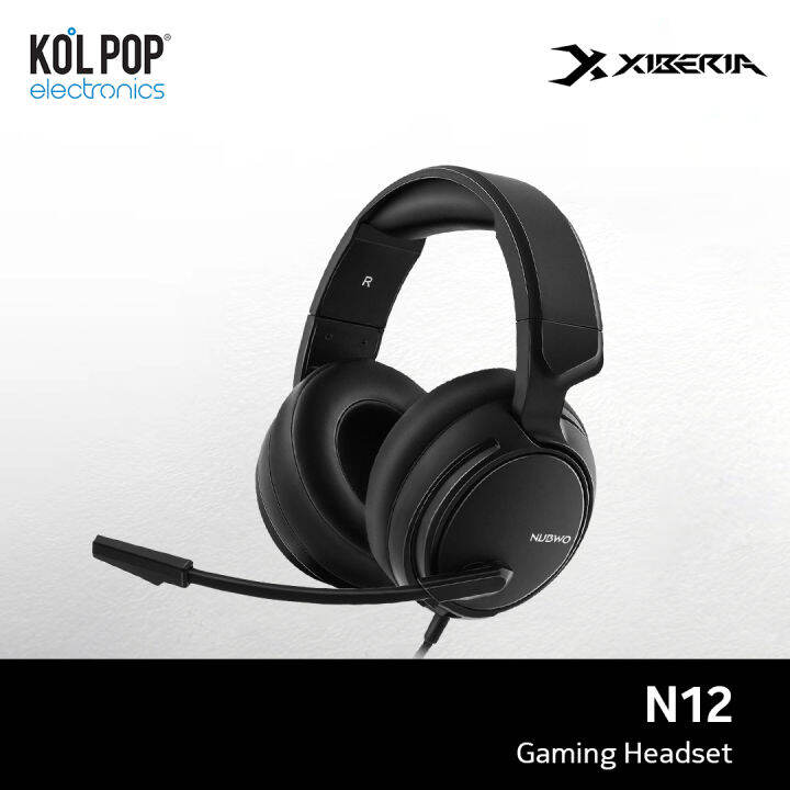 Xiberia Nubwo N12 Pc Headphone Headset Gaming Casque Bass Mic Black