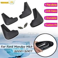 บังโคลนรถสำหรับ Ford Mondeo MK3 2000-2007แผ่นกันโคลนแผ่นกันกระเซ็นแผ่นบังโคลน2001 2002 2003 2004 2006 2005