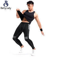 1 92% Polyester 8% Spandex Men Contrast Gym Pants With Pockets【fast】