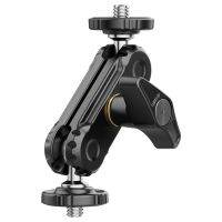 【CW】 Ulanzi R102 Metal Double Ball Heads with 360° 1/4 39; 39; Screw Mount Magic Arm Holder for Mount DSLR Camera Monitor Video Light Mic