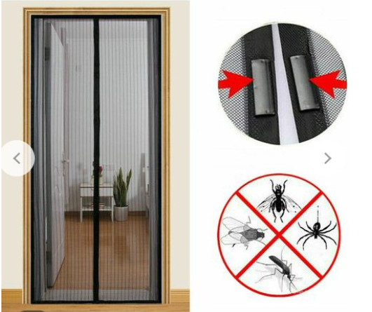 Shop Raiser Curtain Insect Bug Fly Mosquito Guard Net Screen Auto Door ...