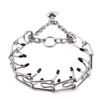 Metal Dog Training Choke Chain Collars Removable Training Dog Chain Collar Spike Necklace Supplies For Medium Large Dogs