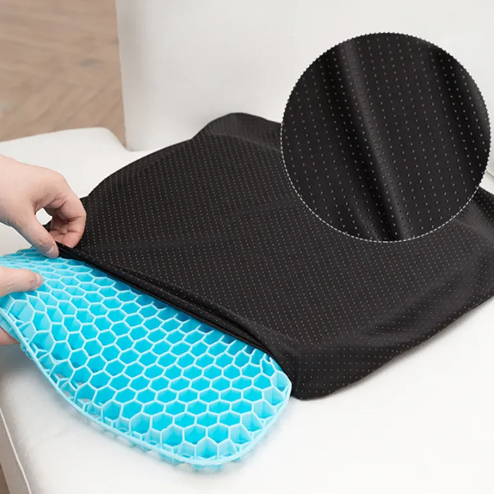 gel-seat-cushion-orthopedic-office-chair-cushion-support-waist-back-cushion-car-seat-hip-massage-pad-lncludes-cushion-cove