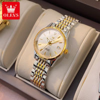 OLEVS 6635 Waterproof Watch For Women Business Automatic Mechanical Stainless Steel Band Women Wristwatches Luminous Calendar Week Display