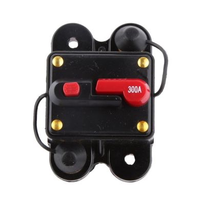 DC 12-24V 300 Amp Car Switch Manual Reset Fuse holder Circuit Breaker Switch For Car SUV Boat Battery Manual Reset Switch