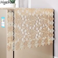 Lace Embroidery Refrigerator Covers Oil-proof Dust Proof Cover Home Decor Europe Washing Machine Protector Kitchen Tablecloth Washer Dryer Parts  Acce