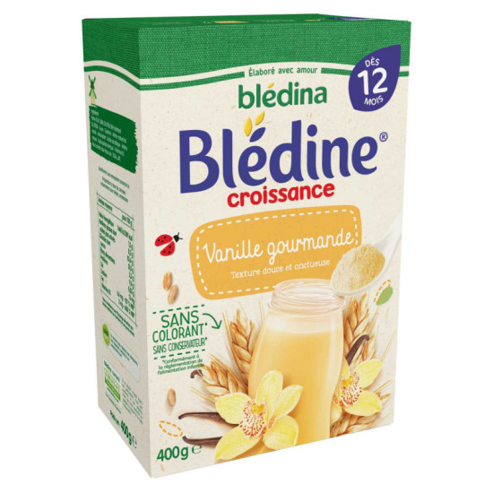 Bột pha sữa bledina 12m vị vani 400g - pháp - ảnh sản phẩm 1