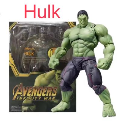 โมเดล Hulk ตัวใหญ่สูง 20ซม.งานสวย ขยับแขนขาได้ เปลียนหัวได้