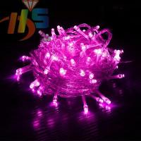 HSไฟ LED 100Lสีชมพู ในร่มและกลางแจ้ง ไฟตกแต่ง