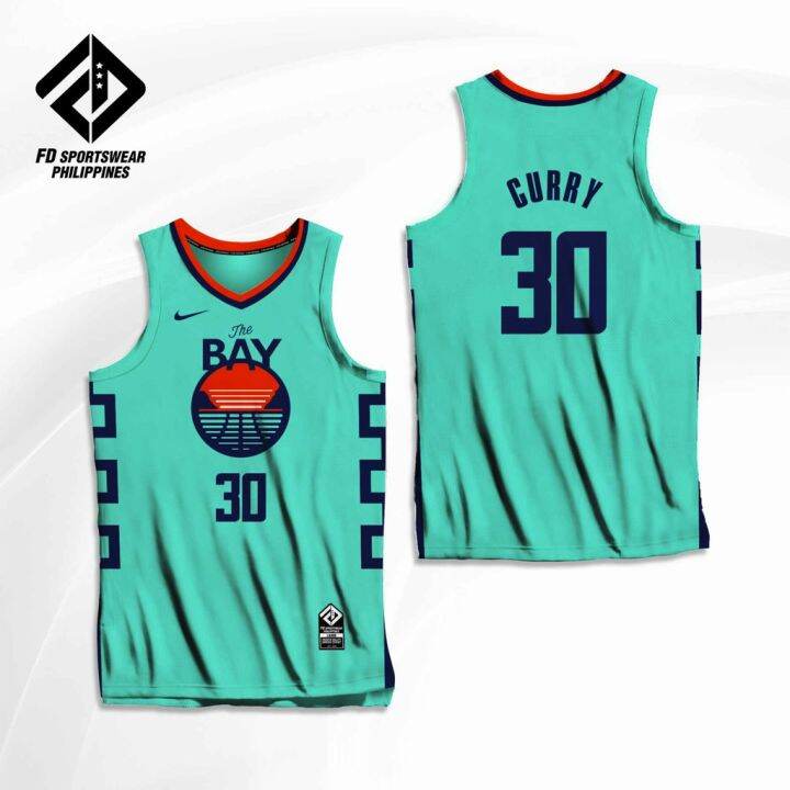 STEPHEN CURRY THE BAY TEAL FULL SUBLIMATED JERSEY | Lazada PH