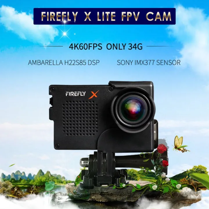 Firefly X Lite กล้อง4K 60fps แบบไร้สาย,กล้องกีฬา FPV สำหรับ Aircraft ...
