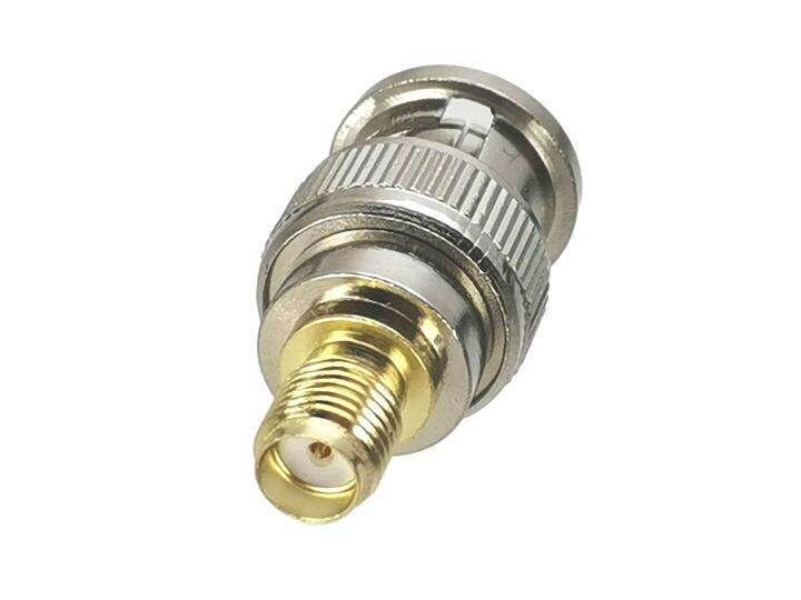 1pcs-connector-bnc-male-plug-to-sma-female-jack-rf-adapter-coaxial-high-quanlity-electrical-connectors