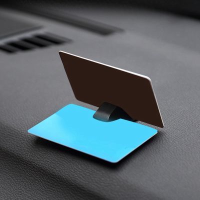 Multifunctional Card Ticket Holder Auto Car ID IC Clip Black Dashboard Door Adhesive Clips Car Organization