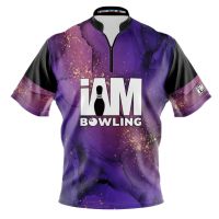 Im bowling DS bowling jersey - design 2141-IAB 3D polo shirt Zipper Polo