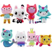 New Gabby Dollhouse Plush Toy Mercat Cartoon Stuffed Animals Smiling Cat Car Cat Hug Gaby Girl Dolls Kids Birthday Gifts