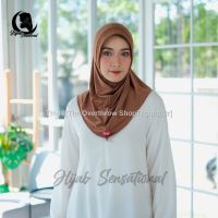 ◑┇▪ Khimar Instant Hijab Sport Syari Covers Chest Premium Jersey Material Hijab Instant Bergo Sporty Jersey Polos Latest Futsal Volleyball Sports School Instant Pasta by Altalita