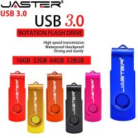 JASTER Rotation USB Flash Drive Pen Drives 8GB 16GB 32GB 64GB High Speed Usb Stick 3. 0 Flash Drive Pendrive Free Custom LOGO