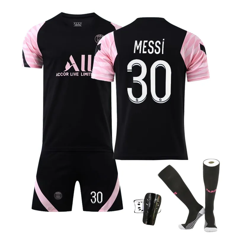 Paris Saint-Germain Messi 30 Training 21/22 Black/Pink for kid's