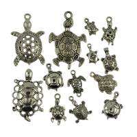 Online-Homeเต่าCharms Vintageทิเบตเงินเต่าบกเต่าทะเลซีโอเชียนCharmจี้สำหรับสร้อยคออัญมณีสร้อยข้อมือDIY, 20Pcs