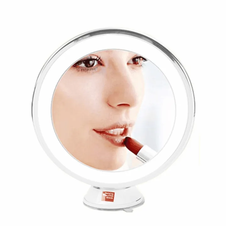 【hot】 Makeup Mirror With Lights Touch Screen 10X Magnifying Mirror Led