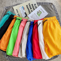 Shorts for Men Casual Cuffed Shorts Cotton Men Pure Color Short Homme 2022 Summer Fashion Bottoms Elastic Waist Breath Cool