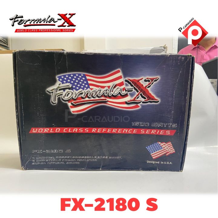 formula-x-fx-2180-s-แอมป์-2-ch-มือ1เกะกล่อง-สภาพกล่อง90-สภาพสิค้าเต็ม100-สภาพสวยมาก