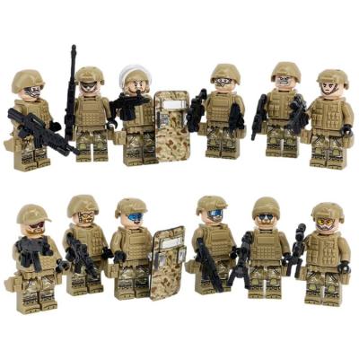 Marine Corps Action Figure 12pcs Movable Joints Simulation Soldier Marine Corp Model Toys Art Set For Boys Birthday Gift normal
