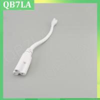 QB7LA shop White 1/2/5pcs T4 T5 T8 3 pin LED Tube Connector Two-phase Three-phase Led Lamp Lighting power connector Double-end Cable Wire