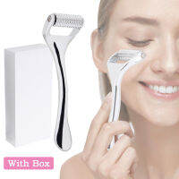 โลหะผสมสังกะสี Derma Roller Face-Lift tightening Beauty Massager Facial hobbing หยกโลหะสองหัวเครื่องมือดูแลผิวลูกกลิ้ง