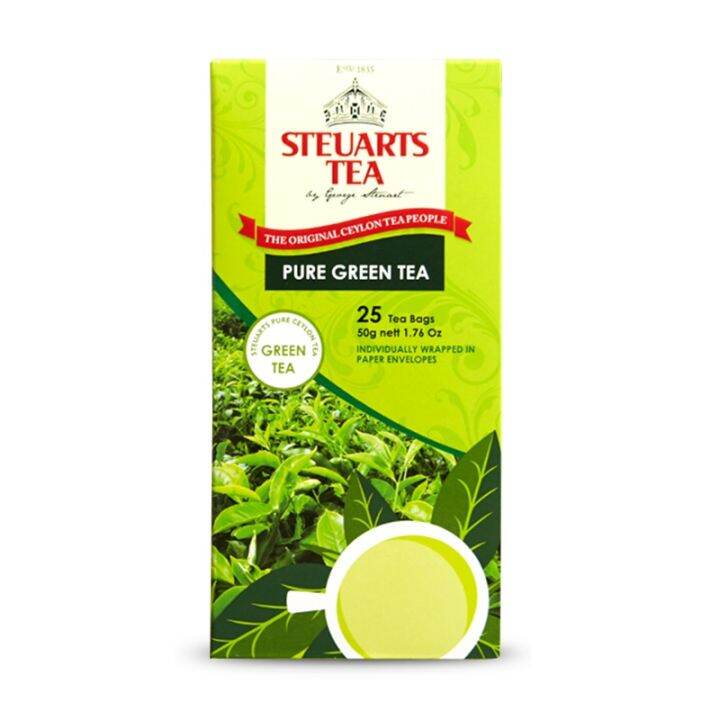 Steuarts Pure Green Tea (25 bags) Lazada PH
