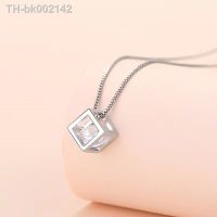 ❀ Fine 925 Sterling Silver Crystal Noble chain Necklace 18-24 Inches For Women Wedding Charm Fashion Jewelry Charms