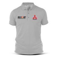 เสื้อโปโล Mitsubishi Ralliart Sulam Casual รถแข่งทีม Evo Lancer Motorsport GSR ปรับแต่งประสิทธิภาพ Turbo เบรค