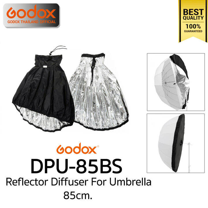 godox-dpu-85bs-85-cm-silver-black-reflector-diffuser-for-umbrella-ดิฟฟิวเซอร์สะท้อนแสง-สีเงิน-ดำ-for-ub-85d