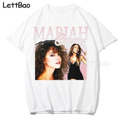 Mariah Carey Men Cotton T Shirt Hop Print Couple Tshirts Mens Tshirts Goth T Shirt 100% Cotton Gildan