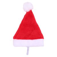 ZZOOI Pet Christmas Red Fluffy Hats Dog Cat Headband Christmas Hats for Pet Costumes Accessories SP99