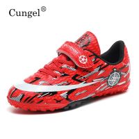 Size 28-39 Football Shoe Kids Original Indoor Turf Soccer Boots Boy Girls Sneakers AG TF Cleats Training Soccer Sneakers