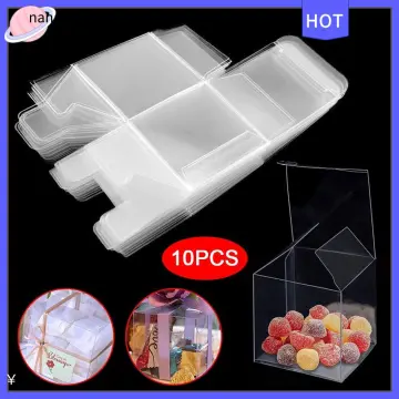 10Pcs 'Thank You' Transparent Baking Food Bag, Party Gift Packaging Bag