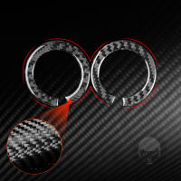 【cw】 For Honda 9 Th Generation Accord Treble Horn Buoy Ring Stickers Carbon Fiber Interior Styling Decoration Car Modification Fittings ！