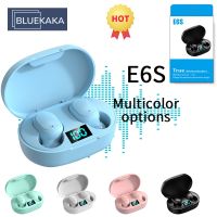 【CW】 E6S A6S TWS Wireless Earphones HIFI Mini Bluetooth 5.0 Double Earbuds LED Power Display Charging Case With Mic For iPhone Xiaomi