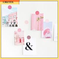 CIRETEX 4 Sheets/Set เรขาคณิต ตกแต่งอัลบั้ม สีทึบ สติ๊กเกอร์กาว สมุดภาพ ฉลากพื้นฐาน สติ๊กเกอร์กระดาษ